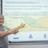 Charles McElroy lecturing in the FSU Panama Campus