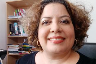 María del Rocío Grimaldo in her office